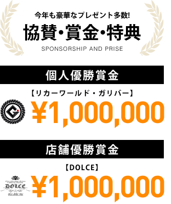 協賛・賞金・特典